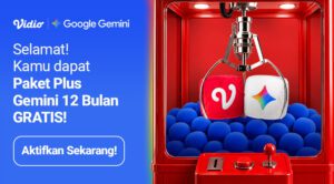 Aktivasi Vidio x Gemini