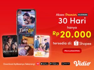 Payday Promo Shopee, dapatkan Vidio Premier Platinum hanya Rp 20.000,-