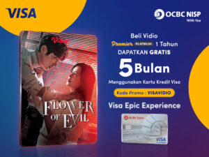 Promo awal tahun, beli 1 tahun Vidio Premier Platinum dapatkan gratis 5 bulan dengan Kartu Kredit Visa OCBC NISP