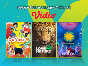 belajar bahasa inggris online di Vidio