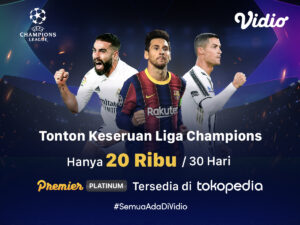 Promo Tokopedia, Vidio Premier Platinum hanya 20 Ribu.