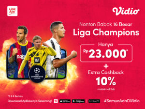 Langganan Premier 30 Hari Extra Cashback Pakai LinkAja untuk nonton Liga Champions!