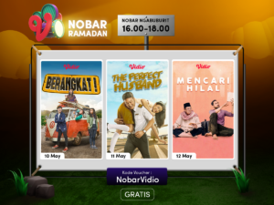 jadwal nobar ramadan di vidio gratis 10-12 mei