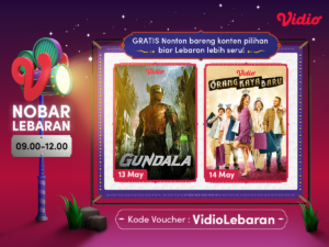 nonton film lebaran di vidio gratis