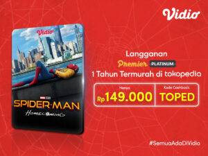 Dapatkan Promo Vidio Premier Platinum di Tokopedia