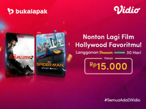 Promo di Bukalapak, Paket Premier Platinum Vidio paling murah!