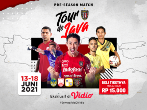 jadwal dan link live streaming tour de java bali united