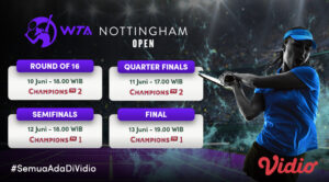 Jadwal WTA Viking Open Notthingham