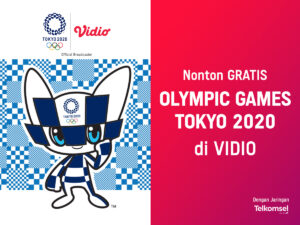 FAQ Olimpiade Tokyo 2020 untuk Pengguna Telkomsel, Nonton GRATIS di Vidio!