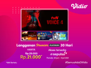 Promo Sepulsa, Diskon Vidio Premier 30 Hari Bikin Betah di Rumah!