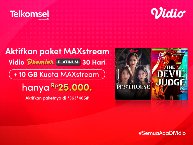 Tukarkan Telkomsel Poin Kamu & Dapatkan Hiburan Terbaik di Vidio!