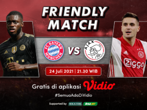 laga persahabatan 2021 munchen vs ajax