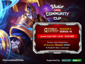 Link Live Streaming Vidio Community Cup Season 8 Mobile Legends Series 16