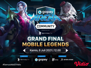 Streaming GoPay Arena Level Up Community