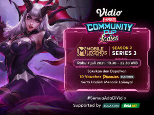 Streaming Vidio Community Cup Ladies