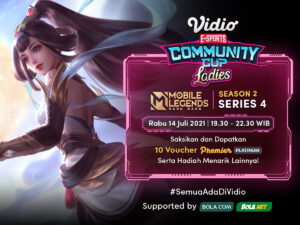 Live Streaming Vidio Community Cup Ladies season 2 Mobile Legends series 4