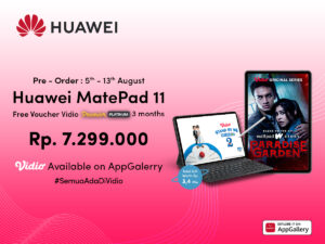 Beli Huawei MatePad 11 & Dapatkan Akses Gratis Vidio 3 Bulan!