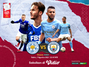 Streaming Community Shield Manchester City Vs Leicester 2021