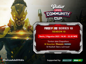 Live Streaming Vidio Community Cup Season 10 - Free Fire Series 10