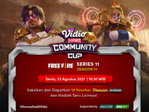 nonton live Streaming Vidio Community Cup Season 11 Free Fire