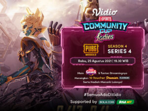 Link Live Streaming Vidio Community Cup Ladies Season 4 PUBG Mobile