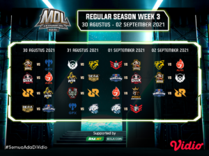 Nonton live streaming MDL ID Regular Season 4 Week 3 - Hari Keempat