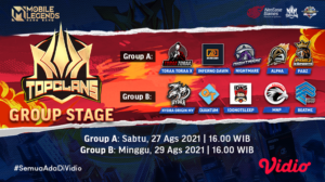 Streaming Top Clans Mobile Legends 2021 - Babak Penyisihan
