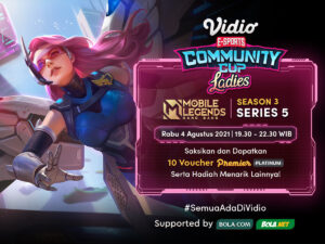 live streaming vidio community cup ladies Season 3 Mobile Legends Series 5