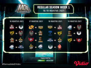 Nonton live streaming MDL ID Regular Season 4, Kamis 19 Agustus 2021