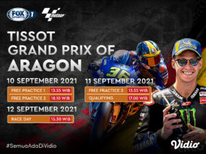 Streaming MotoGP Aragon 2021 di Trans 7