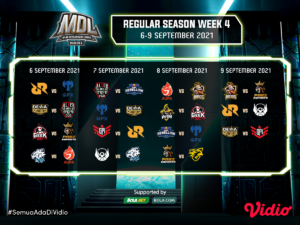MDL Season 4 Week 4 Hari Keempat: Link Live Streaming