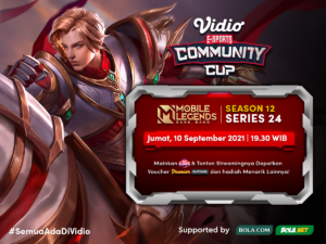 Streaming Vidio Community Cup Season 12 Mobile Legends Final Day