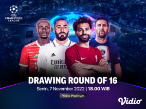 Live Streaming Drawing 16 Besar Liga Champions 2022-2023