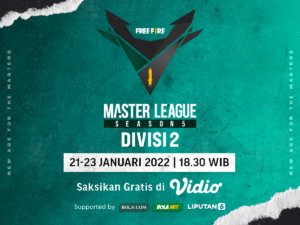 Live Streaming Free Fire Master League Season V Divisi 2 di Vidio