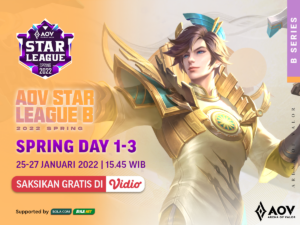 Jadwal Live Streaming AOV Star League (ASL) B Series Spring Day di Vidio