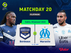 Link Live Streaming Bordeaux Vs Marseille Ligue 1 2021/22 Pekan 20 Malam Ini
