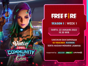 Saksikan, Live Streaming Vidio Community Cup Ladies Season 1 Free Fire