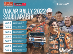 Link Live Streaming Reli Dakar 2022 Saudi Arabia Day 3-9 di Vidio