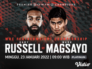 Nonton Live Streaming Tinju Dunia 2022: Gary Russell Vs Mark Magsayo di Vidio