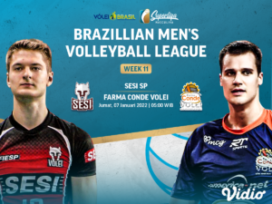 Link Live Streaming Brazilian Volleyball Super League 2021/22: Sesi-SP vs Farma Conde São José
