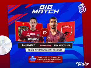 Bali United vs PSM Makassar: Jadwal Liga 1 2021-22 Hari Ini Live Streaming di Vidio