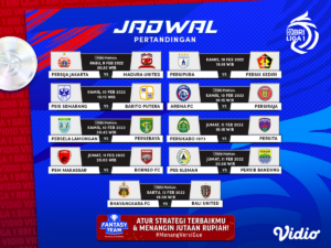 Inilah Jadwal Liga 1 2021-22 Pekan 24 Live Streaming di Vidio