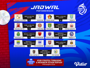 Jadwal Liga 1 2021-22 Pekan 25, Berikut Link Live Streaming di Vidio