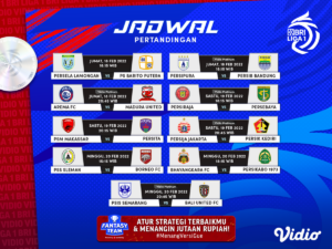 Jadwal Pekan 26 Liga 1 2021-22 Live Streaming di Vidio
