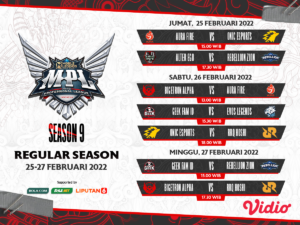 Link Live Streaming MPL S9 Pekan Kedua di Vidio
