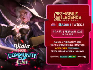 Saksikan Live Streaming Vidio Community Cup Ladies Season 1 Mobile Legends Week 3
