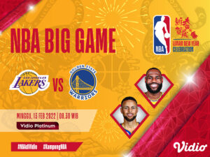 Link Live Streaming Warriors vs Lakers, Jadwal NBA 2021-22 di Vidio