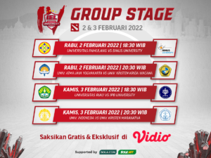 Live Streaming Penyisihan Grup IEL University Season 4 Dota 2 Pekan Pertama
