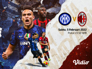 Link Live Streaming Derby della Madonnina Inter Milan vs AC Milan Malam Ini