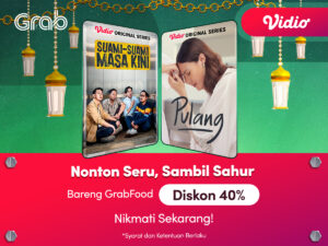 Diskon 40% GrabFood bisa Makan Puas sambil Nonton Vidio Original Series